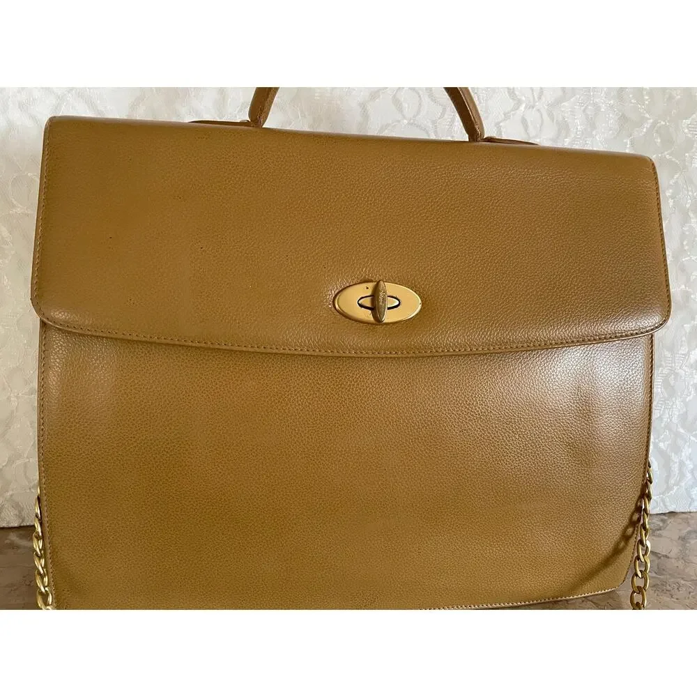 Vintage Coach Madison Drake Briefcase 4420 Italy 1996